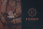 Art Deco A-Z Logo Templates, a Branding & Logo Template by VP Fonts (Thumbnail 5 of 29)