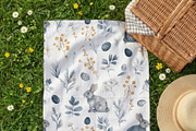 Picnic Tea Towel Mockup (PSD), a Household Mockup by 1001 mockups (Thumbnail 13 of 18)