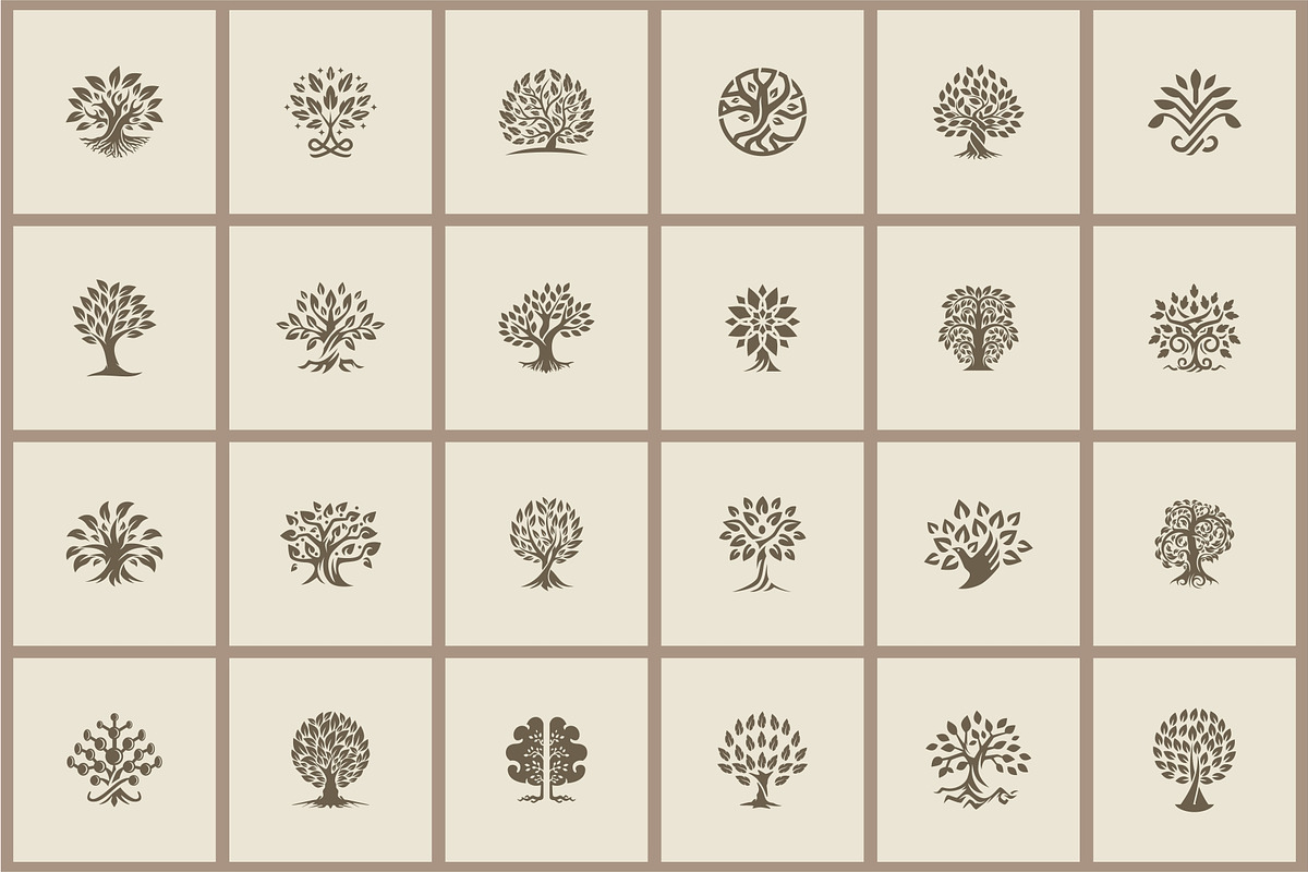 Tree Collection Logo, a Branding & Logo Template by Logosava (Photo 10 of 11)