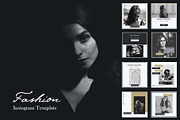 Fashion Instagram Template, a Social Media Template by Glowin_studio (Thumbnail 1 of 5)