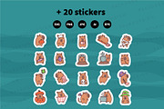 Halloween Capybara Clipart, a Seasonal Illustration by Palau (Thumbnail 9 of 9)