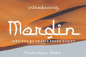 VT Mardin - Arabic Script Display, a Script Font by ViactionType