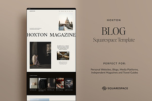 Hoxton Squarespace Website Template