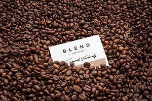 Blend Coffeehouse Branding Mockup