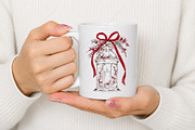 Watercolor Cozy Christmas Clipart, a Seasonal Illustration by Canvas Craft (Thumbnail 9 of 10)
