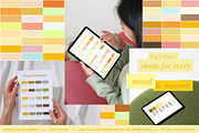 Yellow Color Palette Library, a Print Template by Hell Yeah Designs (Thumbnail 3 of 10)