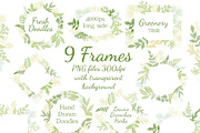 Leaves Branches & Herbs frames., an Illustration by antuanetto (Thumbnail 1 of 3)