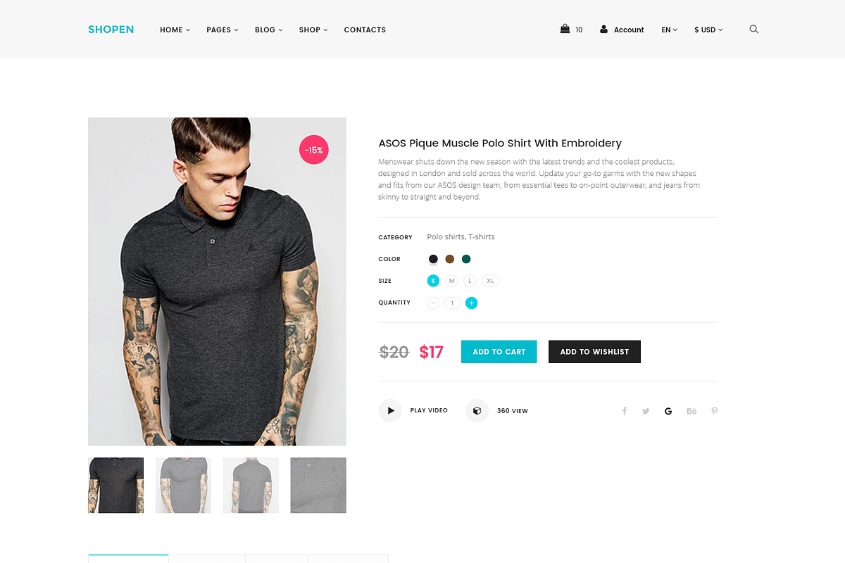 Shopen — Multipurpose PSD Template, a Templates & Theme by ScienteCraft (Photo 21 of 50)