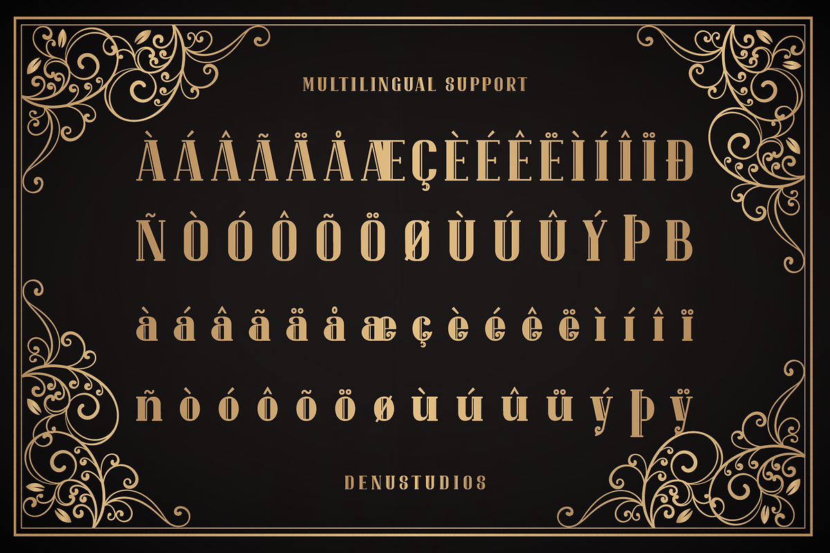 Belmotha Majoris Display Decorative, a Blackletter Font by Denustudios (Photo 11 of 12)