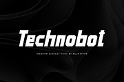 Technobot Font, a Symbol Font by Bluestype Studio (Thumbnail 1 of 6)