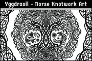 Viking Yggdrasil Knotwork Vector Art, a Decorative Illustration by Abysm Internal (Thumbnail 1 of 4)