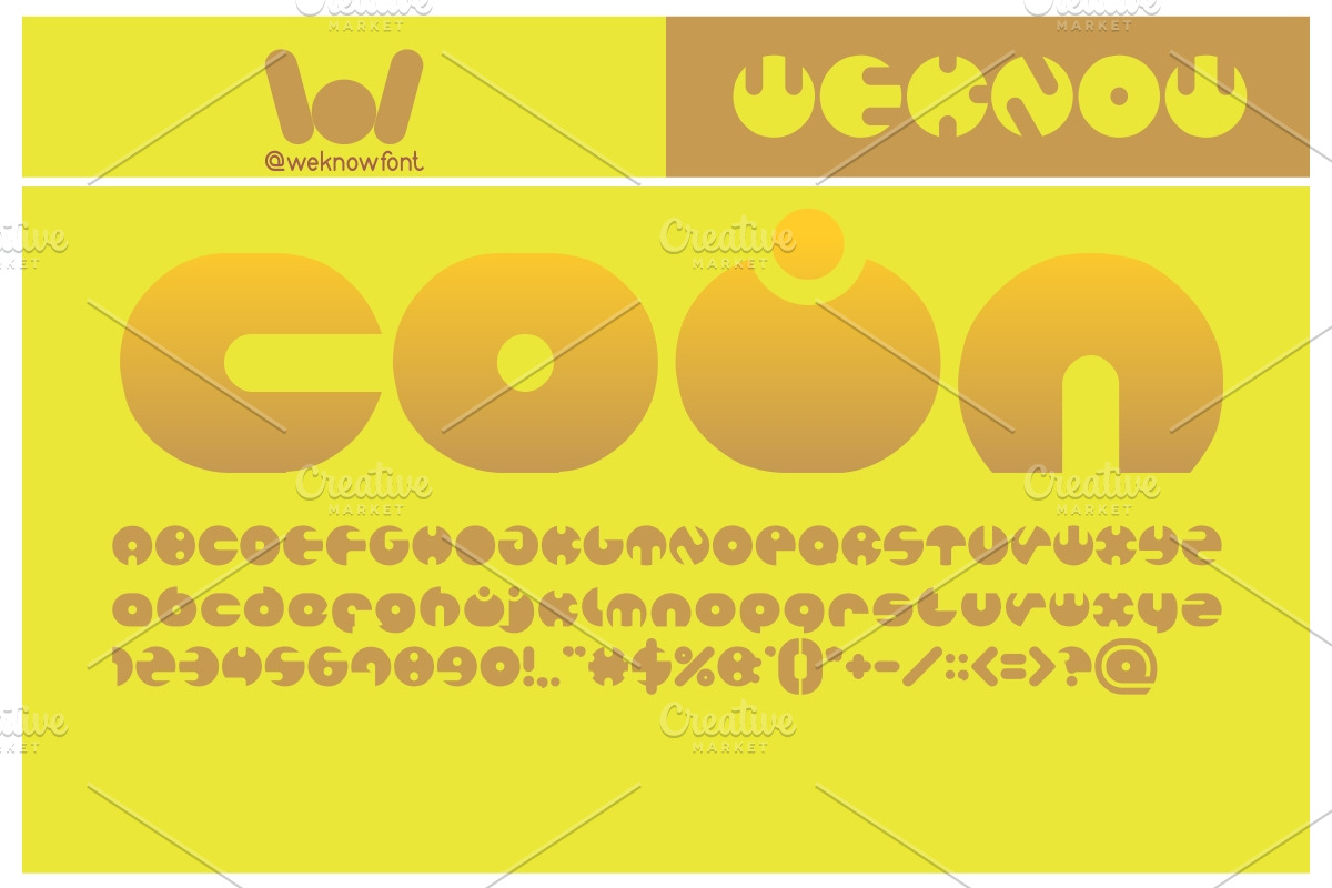 million font, a Font by weknow (Photo 2 of 5)