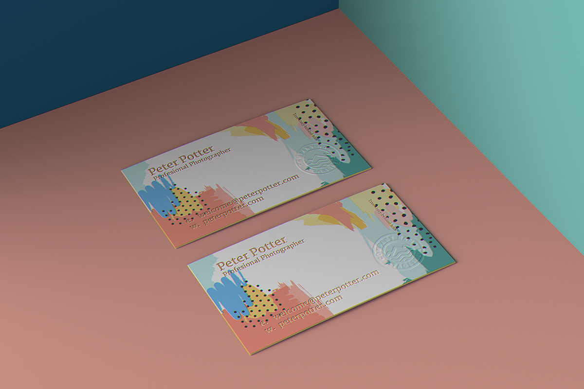 Business Card MockUp, an Advertising Mockup by coloformia (Photo 3 of 9)
