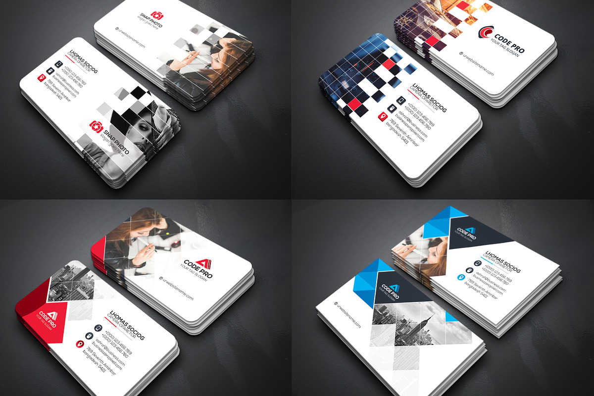 50 Business Cards Bundle, a Business Card Template by Genereux Art (Photo 2 of 12)