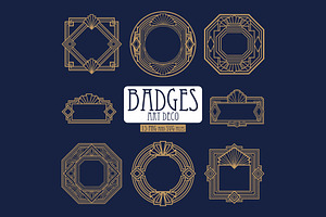 Art Deco 15 Emblems