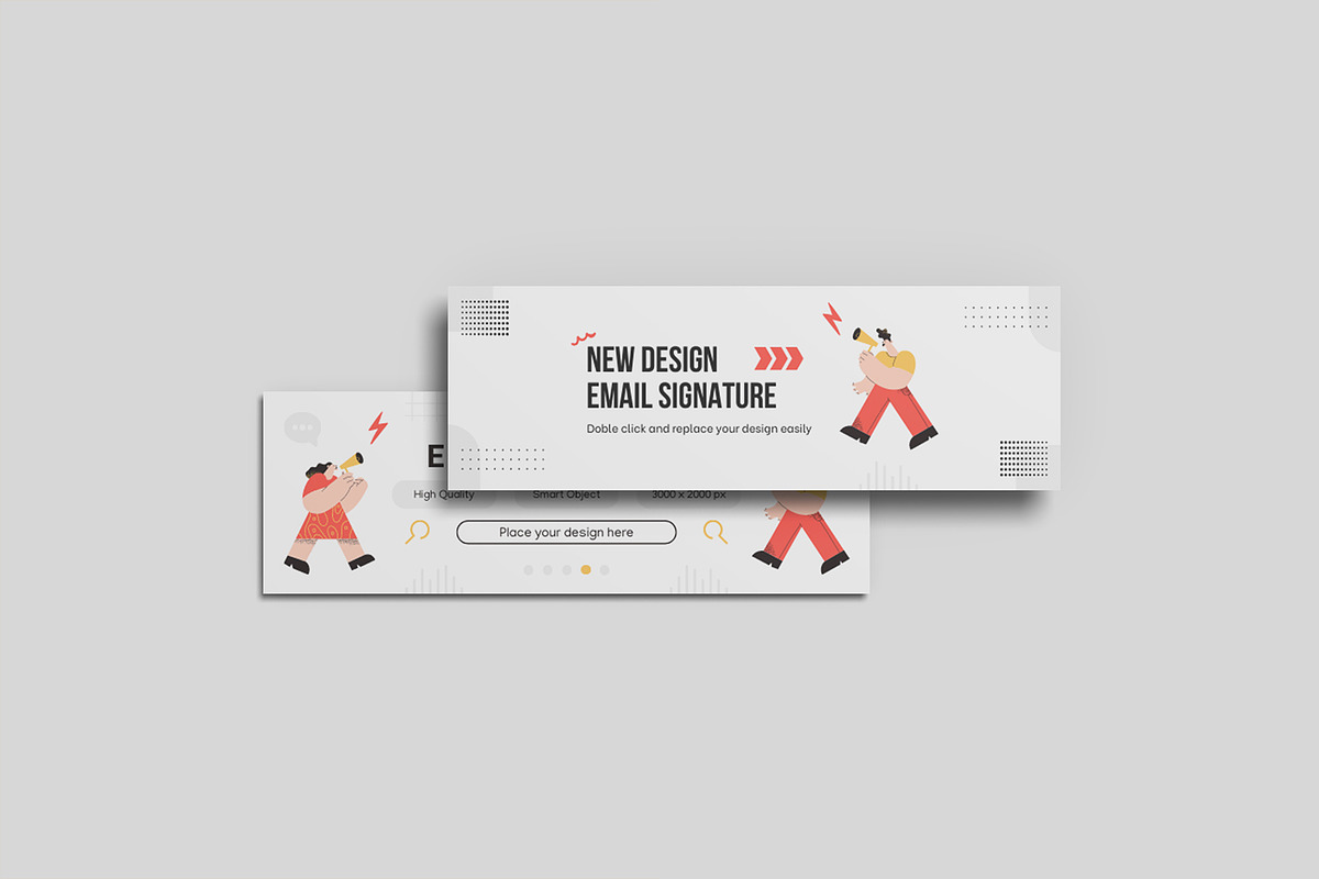 Email Signature Mockup, a Wearable Device Mockup by graphicpages (Photo 3 of 11)