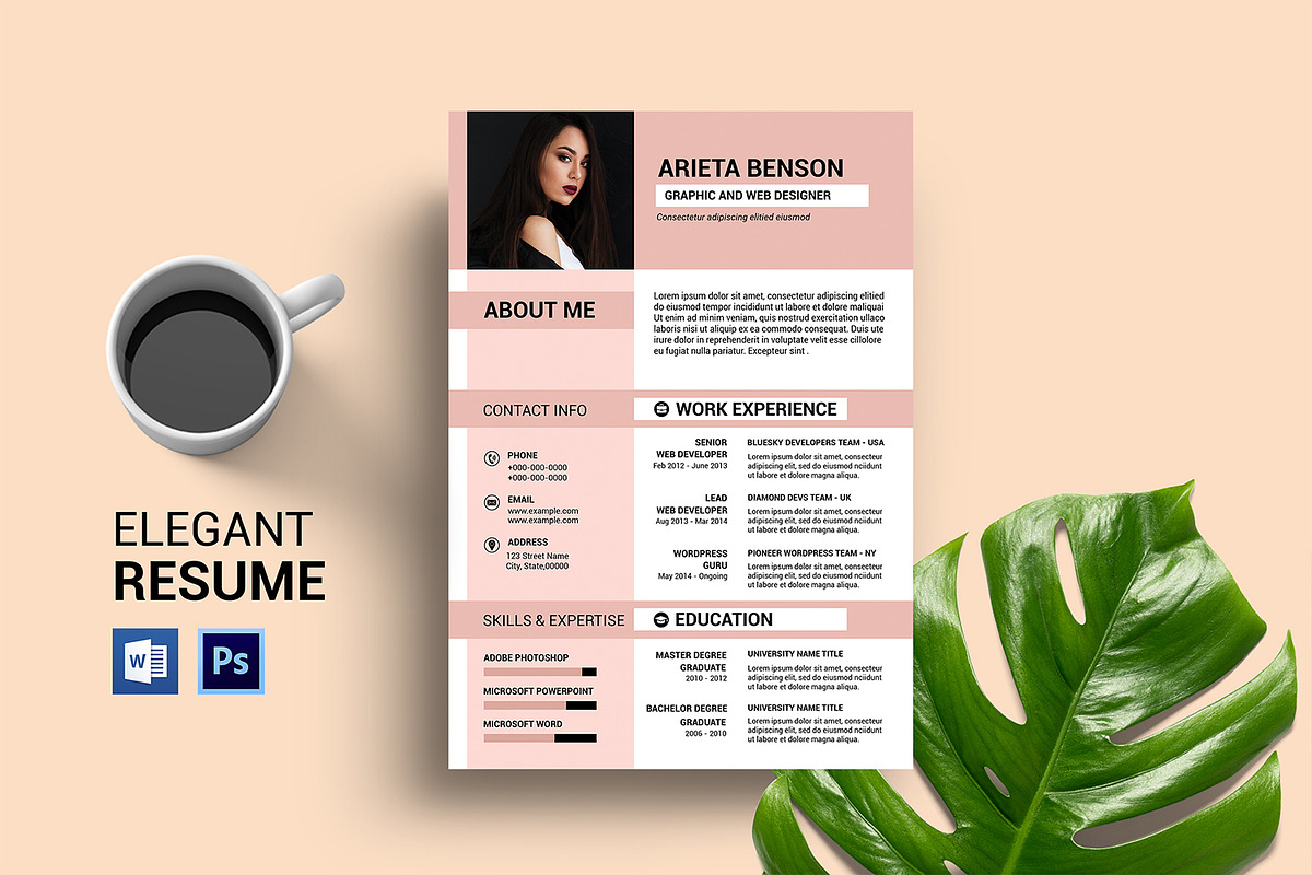 One Page Resume Bundle, a Resume Template by Template Shop (Photo 3 of 7)