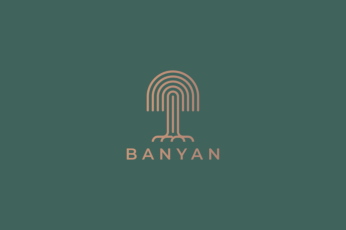 Minimalist Banyan Tree Logo Luxury, a Branding & Logo Template by Signatoro (Photo 1 of 2)