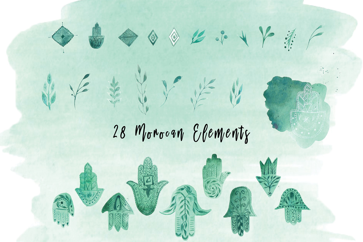 Moroccan Hamsa, a Graphic by Zahra Makes (Photo 2 of 3)