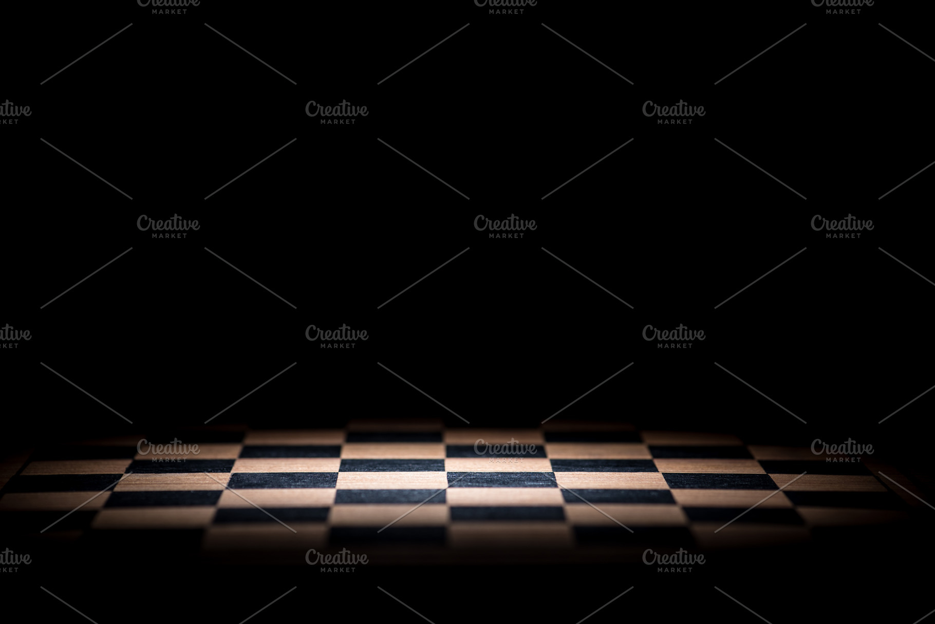abstract chessboard on dark backgrou, a Background Photo by WindWalker