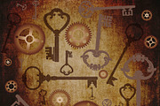 Grungy Steampunk Background Textures, a Texture Graphic by Lone Star I&D (Thumbnail 3 of 4)