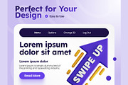 Swipe Up 3D Icons, an Object 3D Model by Rakata Studio (Thumbnail 4 of 7)