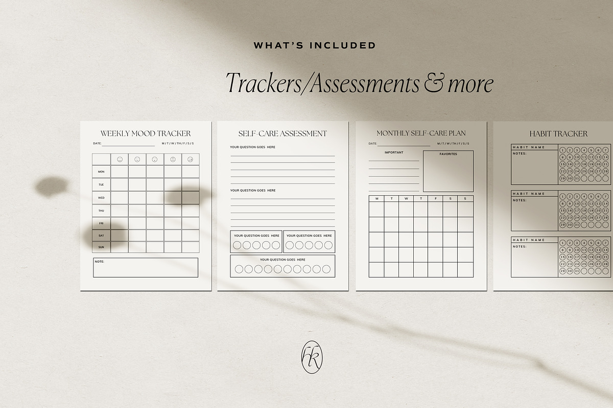 Self-care Planner Canva Template, a Presentation Template by HelloKarla (Photo 5 of 7)