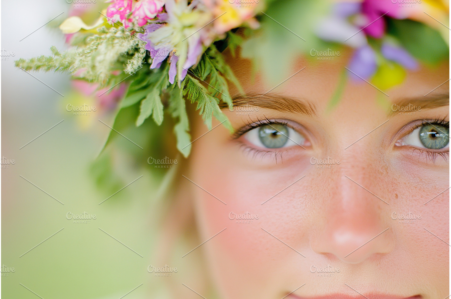 Young female wearing vibrant floral, a Person Photo by Lermont51