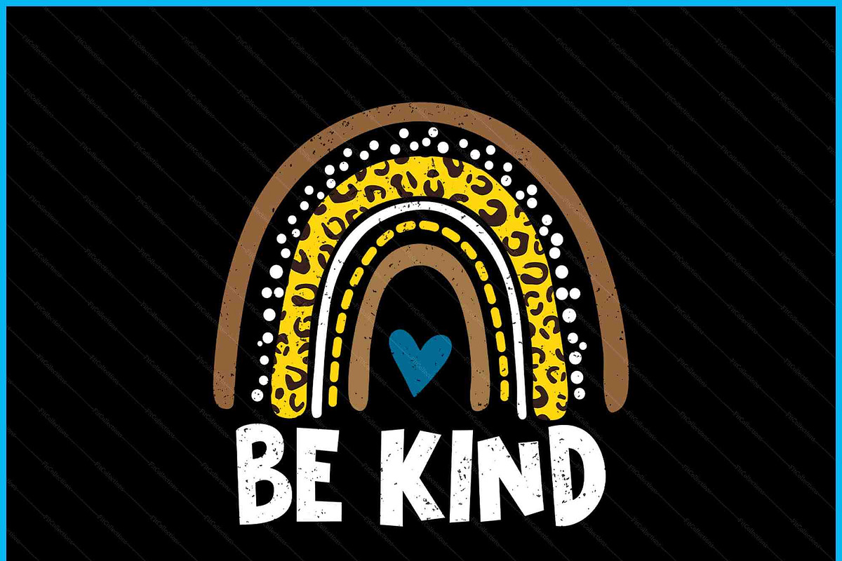 Be Kind Rainbow Anti Bullying SVG, a Graphic by Creativeusart (Photo 2 of 4)