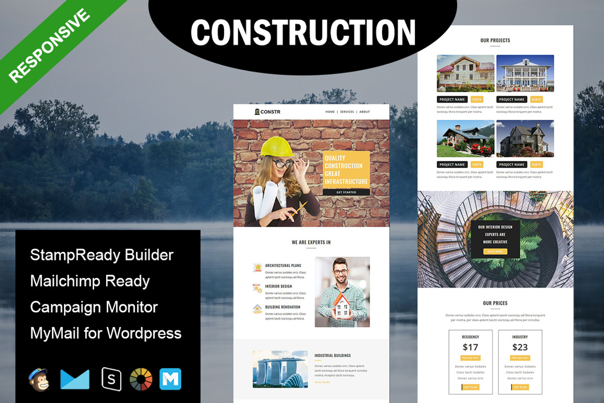 Construction - Email Template, an Email Template by FourDinos (Photo 1 of 3)