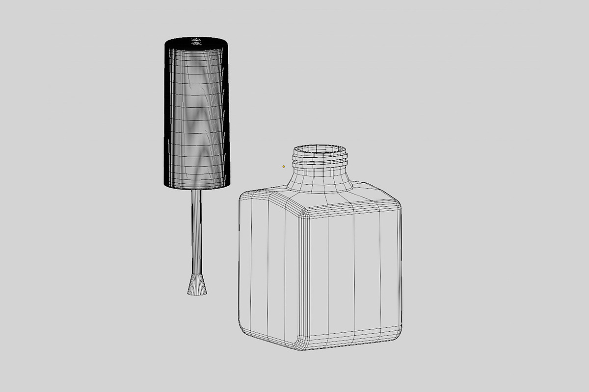 Nail Polish Bottle, an Object 3D Model by fahad121 (Photo 4 of 8)