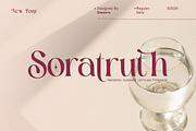 Soratruth - Modern Elegant Luxury, a Serif Font by Qweera Studio (Thumbnail 1 of 12)