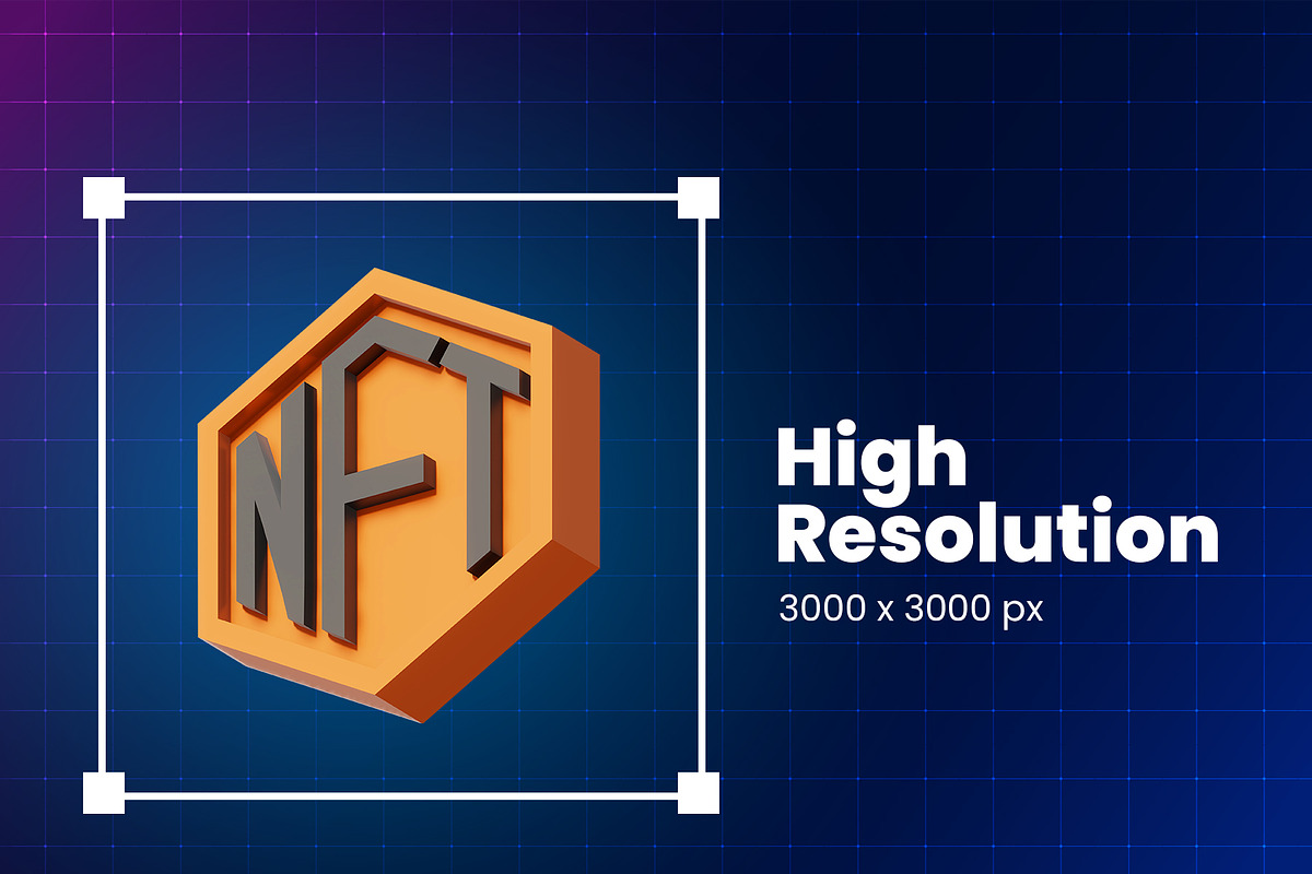 NFT 3D Icons, an Object 3D Model by Rakata Studio (Photo 6 of 6)