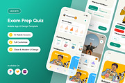 Quizpedia – Exam Prep Mobile UI Kit, an App Template by productype1 (Thumbnail 1 of 5)