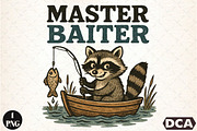Master baiter PNG - Funny fishing, an Illustration by DreamCafeArt (Thumbnail 1 of 7)