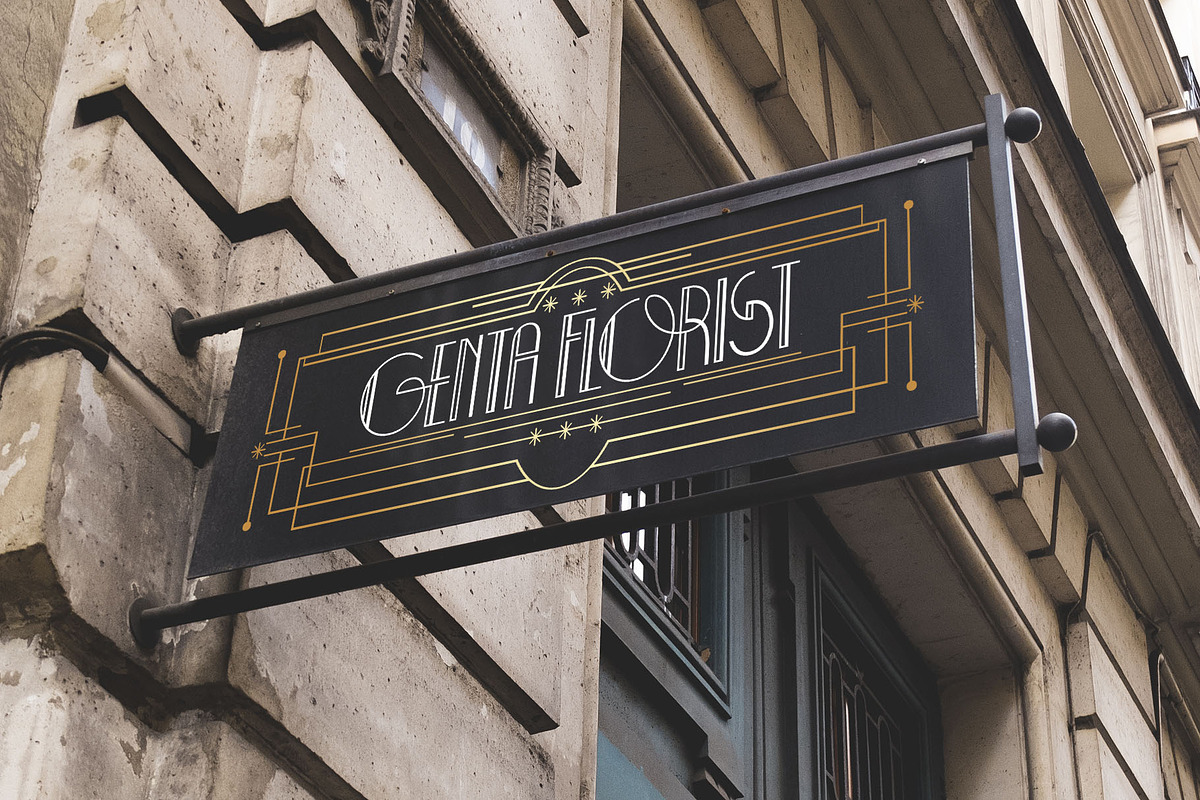 Decolmax Art Deco Typeface, a Sans Serif Font by alit design (Photo 16 of 17)