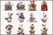 Silly Goose Baby Shower Clipart, an Illustration by Sublimation Artist (Thumbnail 3 of 6)