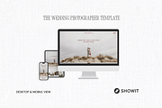 Wedding Photographer Showit Tempate, a Landing Page Template by Design by Alia (Thumbnail 1 of 3)