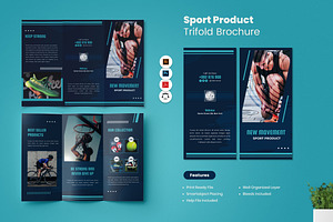 Sport Product Trifold Brochure