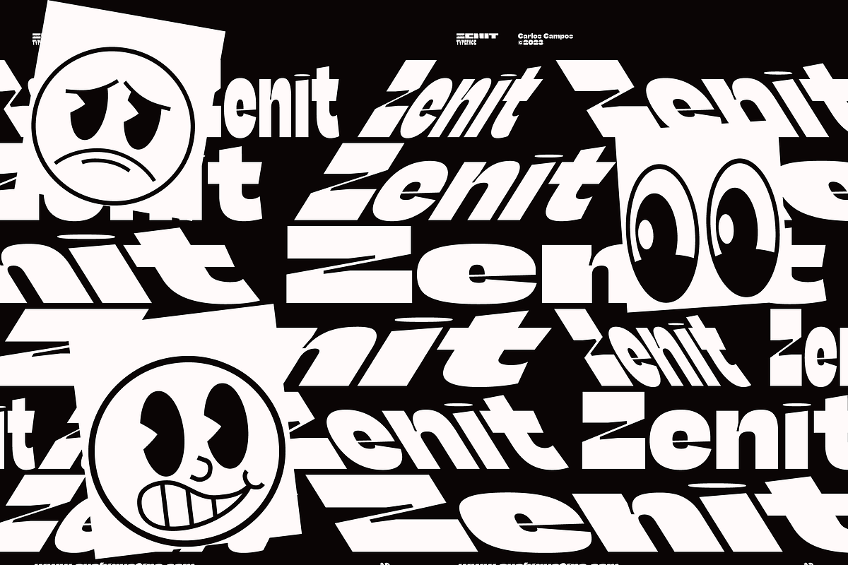 Zenit Font, a Sans Serif Font by Cuchi, qué Tipo! Foundry (Photo 6 of 12)