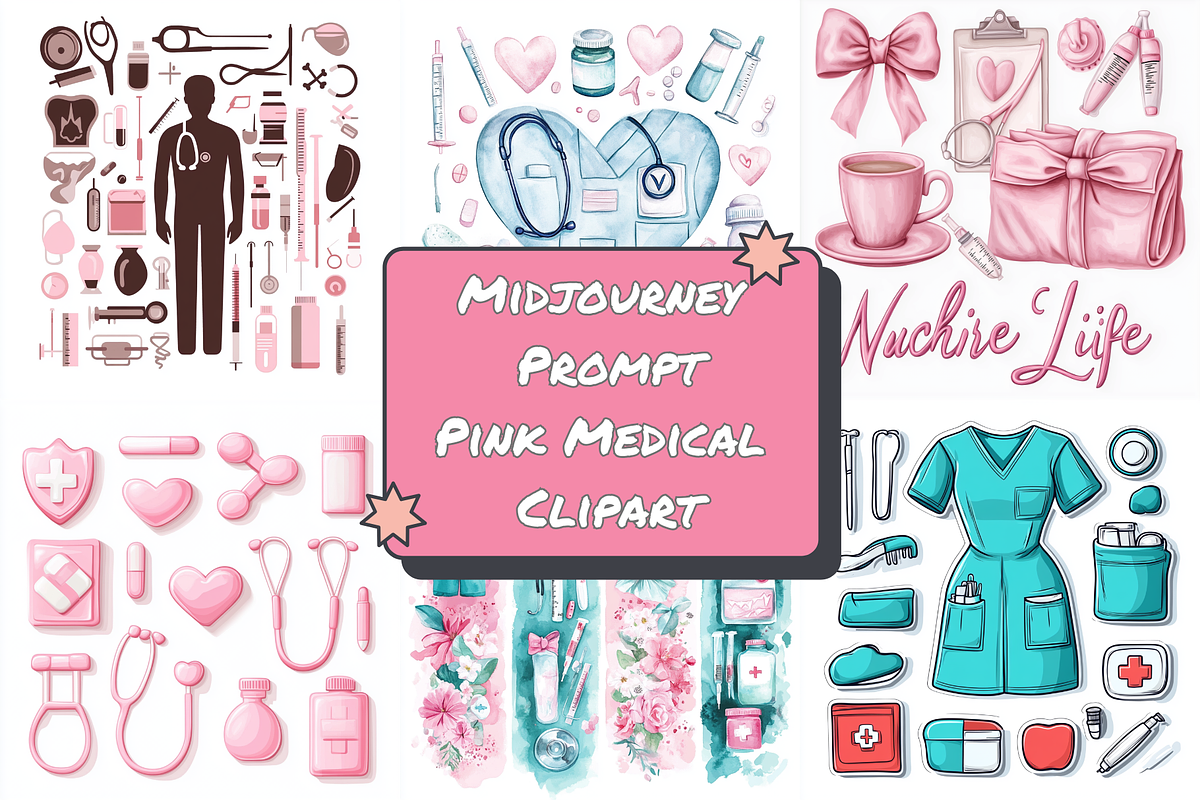 Prompt Pink Medical Clipart, an Animal Illustration by Creative design (Photo 1 of 7)