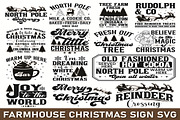 Farmhouse Christmas PNG SVG Bundle, an Object Graphic by EllaMaiyaali (Thumbnail 4 of 9)