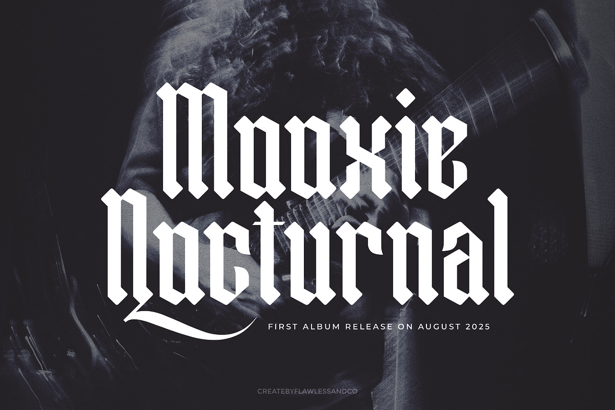 Bellerick - Blackletter Font, a Blackletter Font by Flawless And Co (Photo 7 of 10)