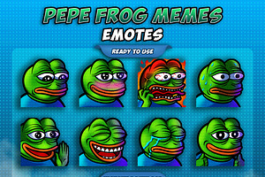 Pepe The Frog Twitch Emotes