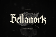 Bellanork | Blackletter Typeface, a Font by Denustudios (Thumbnail 1 of 12)