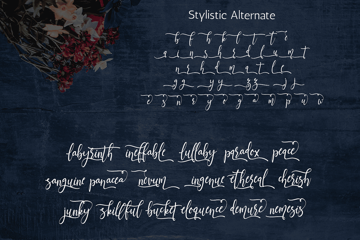 Jettiares Script Font, a Script Font by Letterhanna Studio (Photo 12 of 15)