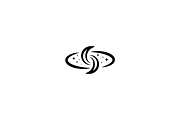 Minimalist Galaxy Space Logo, a Branding & Logo Template by Luxury Logos (Thumbnail 3 of 4)