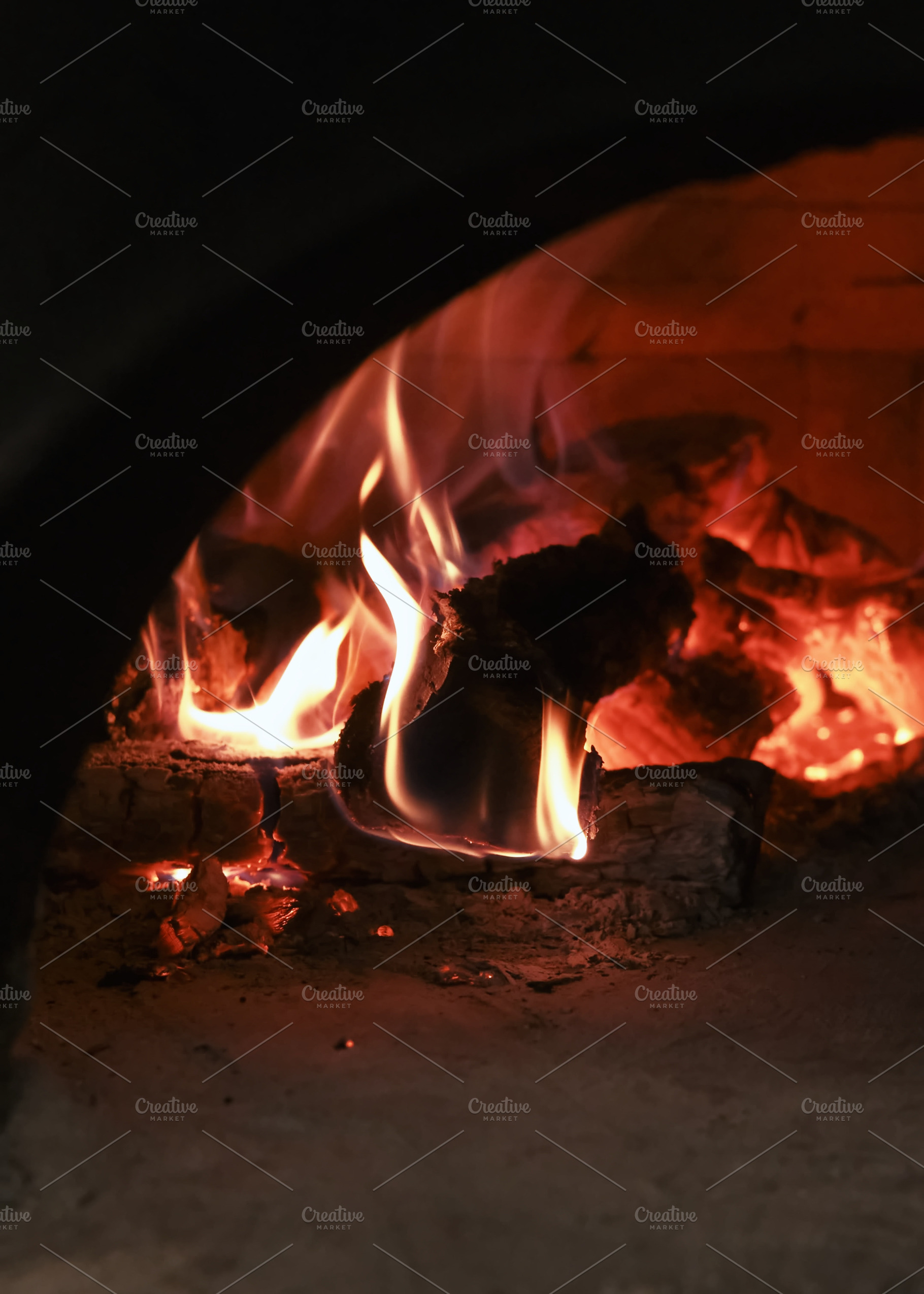 Fireplace heat flame background wood, a Background Photo by Photo Drive Studio