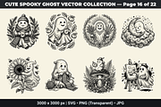 Cute Ghost SVG Bundle Vol - 01, an Object Graphic by XPERTDESIGNER (Thumbnail 6 of 21)