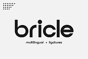 Bricle Logo Font, a Sans Serif Font by Artiveko (Thumbnail 1 of 7)